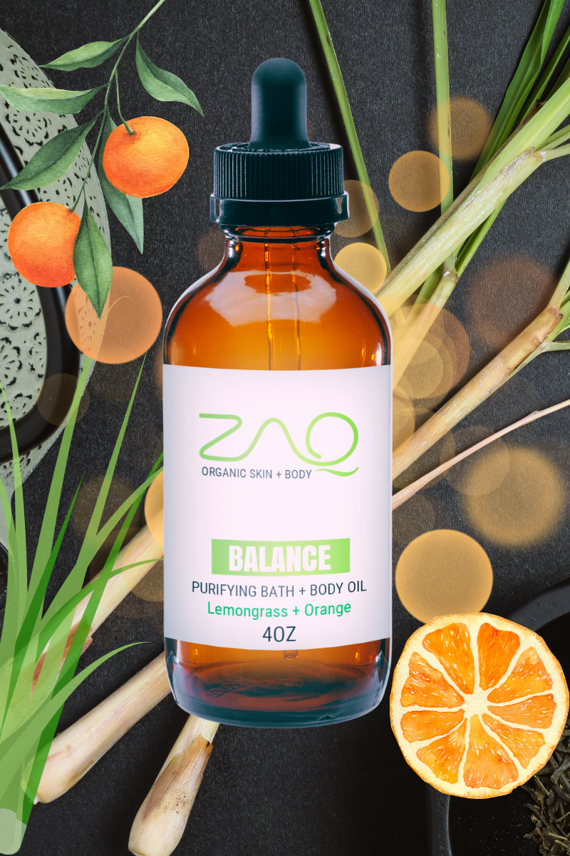 Organic Massage and Body Oil 40z by Zaq