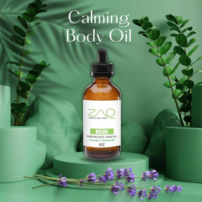 Organic Massage and Body Oil 40z by Zaq